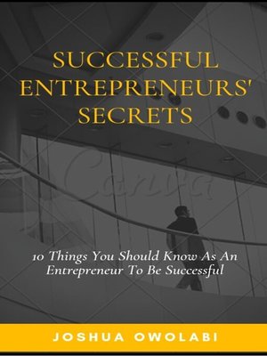 cover image of Successful Entrepreneurs' Secrets